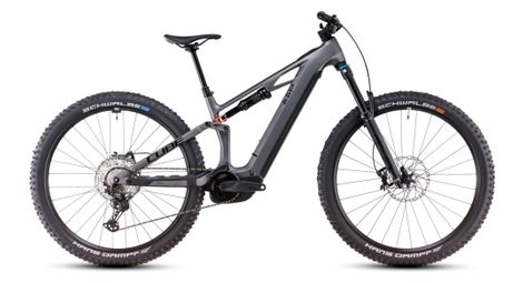 Cube stereo hybrid one44 hpc slx 800 electric full suspension mtb shimano deore xt 12s 800 wh 29'' slab grey 2025