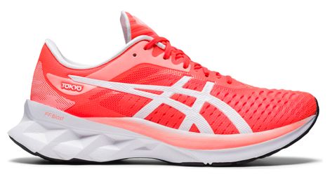 Chaussures de running femme asics novablast tokyo rouge blanc