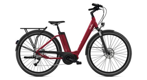 Bicicletta elettrica da città o2 feel ivog explorer 4.1 univ shimano altus 9v 400 wh 27.5'' rosso