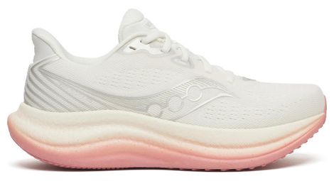 Chaussures Running Saucony Triumph 23 Blanc/Rose Femme
