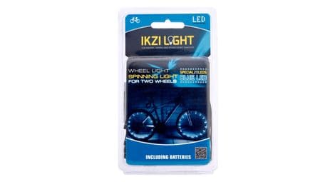 Ikzi lampe à roulette spinning light 20 led battery blue