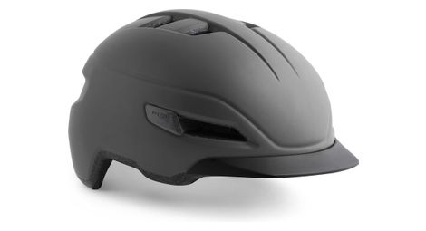 Casco urbano met  corsogris mate m (56-58 cm)