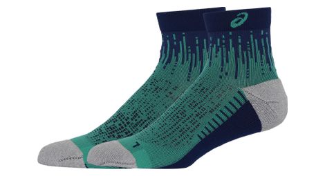Asics performance run quarter unisex socks blue 35-38