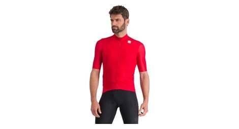 Maillot manches courtes sportful supergiara rouge
