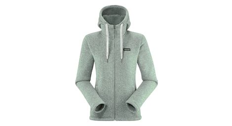 Forro polar para mujer lafuma cali hoodie verde gris