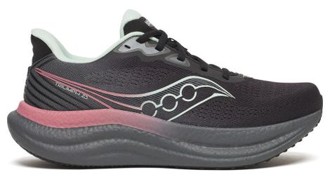 Saucony Triumph 23 hardloopschoenen zwart/roze dames