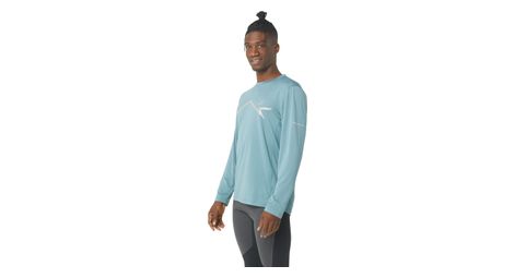 Asics run lite-show long sleeve jersey blue uomo s