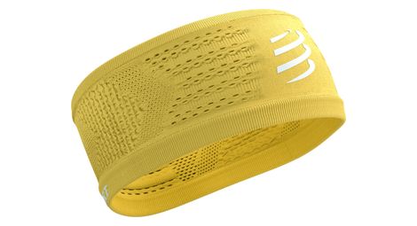 Bandeau Compressport On/Off Jaune
