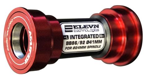 Elevn pf24 press-fit bottom bracket 86-92mm red