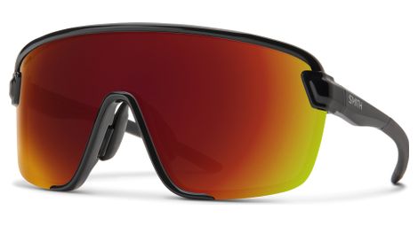 Occhiali smith unisex nero + specchio rosso chromapop