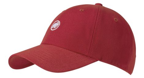 mammut red baseball cap