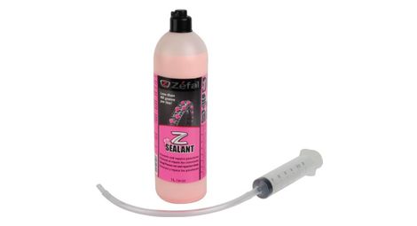 Liquide scellant z anti crevaison tubeless avec seringue et tuyau 1l zefal