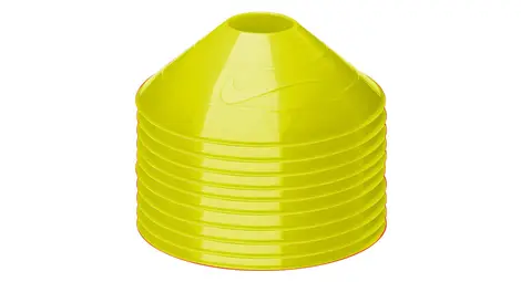 10 coupelles nike training cones jaune