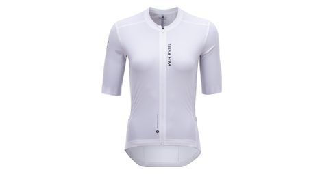 Maillot manches courtes unisexe van rysel racer 2 blanc | taille s | produit reconditionné
