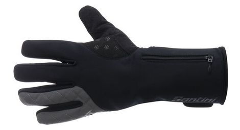 Winterhandschuhe Santini Fjord Schwarz