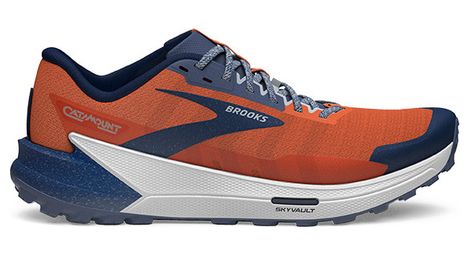 Zapatillas de trail brooks catamount 2 rojo azul para hombre