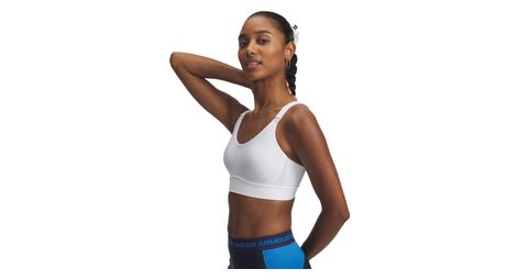 Sujetador deportivo Under Armour Infinity 2.0 Mid blanco para mujer