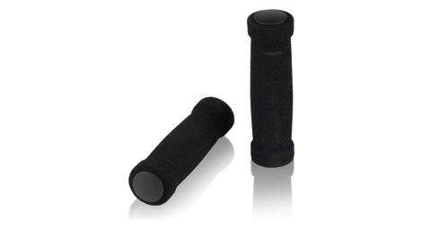 Paire de grips xlc gr g13 soft mousse 130 mm noir
