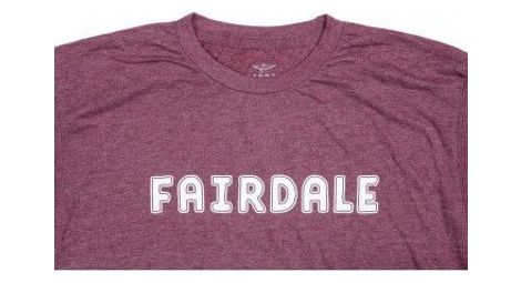 T shirt manches courtes fairdale outline heather bordeaux