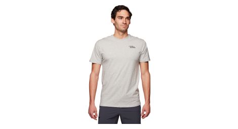 Black diamond heritage equipment light grey technical t-shirt