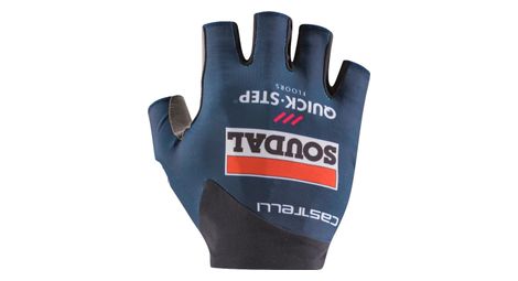Gants courts castelli competizione 2 soudal quick step 2025 bleu