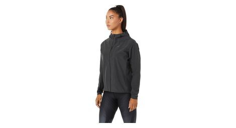 Asics women's accelerate wp 2.0 grey waterproof jacket s