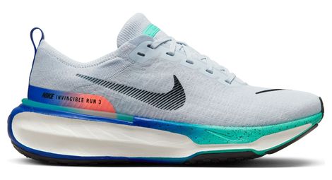 Chaussures running nike invincible 3 blanc/bleu homme