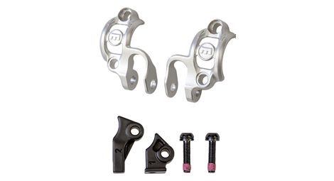 Paire de colliers magura shiftmix 1+2 shimano i-spec i+ii argent