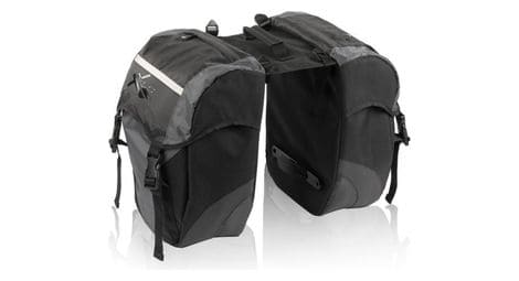 Paire de sacoches de porte-bagages xlc ba-s41 30 l noir anthracite