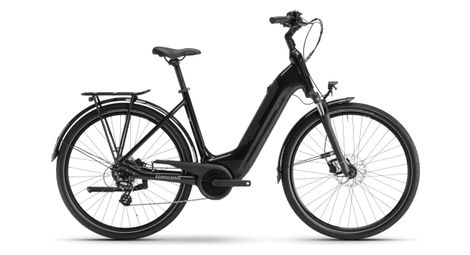 Elektro-Citybike Winora Tria X7 Low Shimano Altus 7G 500 Wh 700 mm Schwarz