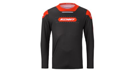 Maillot Manches Longues Kenny Elite Noir/Rouge Enfant