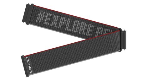 Coros 22 mm apex 2 pro / apex pro nylonband schwarz