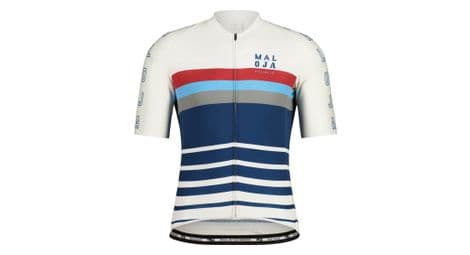 Maillot de manga corta maloja furgler m. blanco/azul