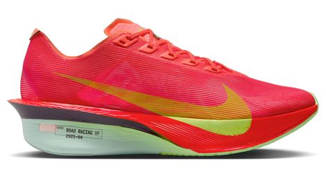 Zapatillas de running nike vaporfly 4 rojo/verde, hombre