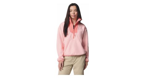 Polaire columbia 1/2 zip sequoia grove rose femme
