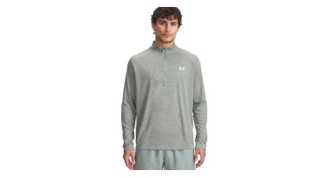 Camiseta 1/2 cremallera under armour tech green hombre