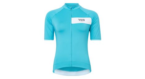 Maillot manches courtes femme void core bleu turquoise