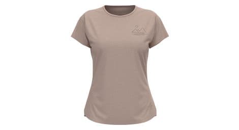 Maillot manches courtes odlo ascent 365 sharp femme mauve