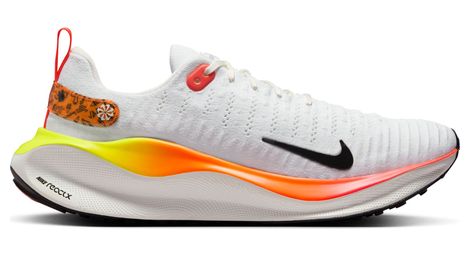 Chaussures running nike infinityrn 4 blanc orange jaune homme