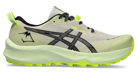 Zapatillas de trail asics gel-trabuco 12 beige verde para mujer