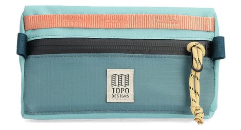 lenkertasche topo designs mini   mountain 1l blau grun