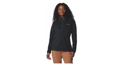 Columbia benton springs 1/2 snap fleecejacke schwarz women