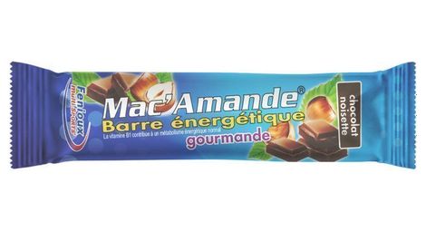 Fenioux mac'amande barrita energética de chocolate y avellanas 27g