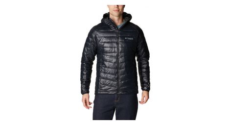 Columbia platinum peak hooded jacket black men's l