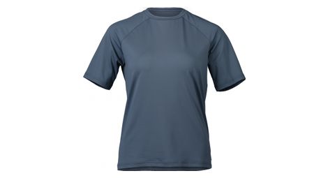 Maillot manches courtes femme poc essential mtb bleu calcite