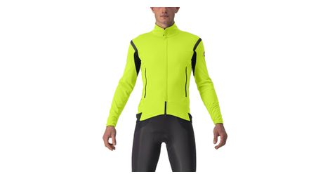 Castelli perfetto ros 2 long sleeve jacket dark grey/yellow