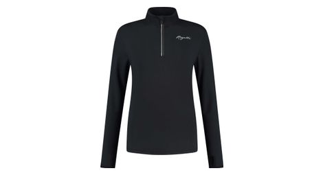 T-shirt manches longues running rogelli core femme noir