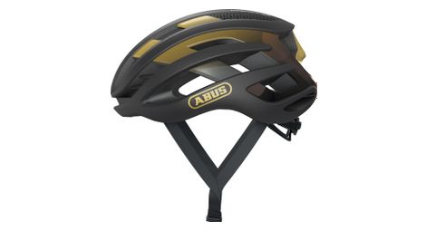 Casco da strada abus airbreaker nero / oro