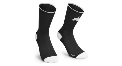 Chaussettes unisexe assos rs superleger noir/blanc