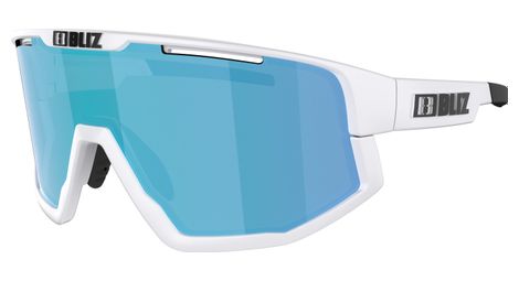 Lunettes bliz fusion small blanc mat / bleu